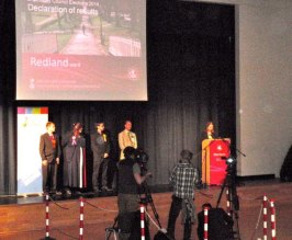 The result is read by the returning officer