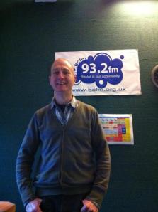 In the studios taking part in Kate Cooke and colleague's BCFM Wellbeing show