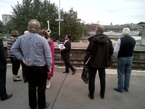 Site visit with DC B